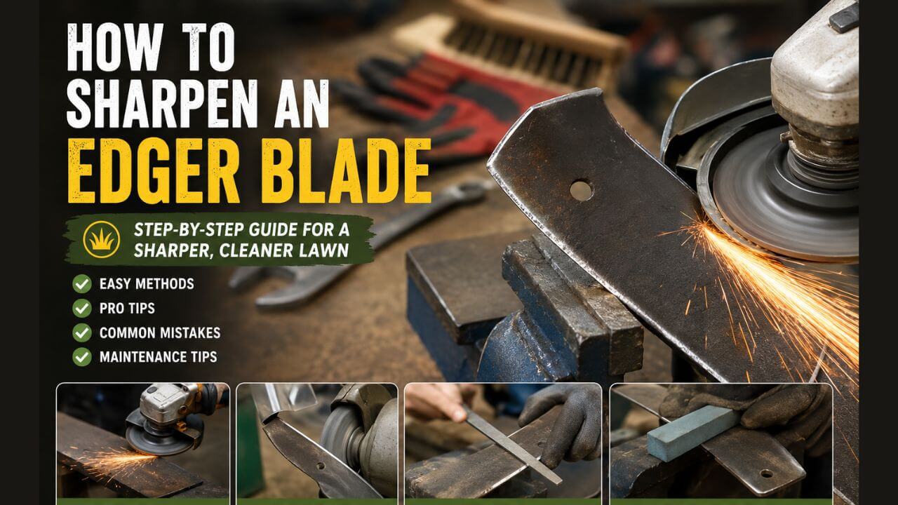 How to Sharpen an Edger Blade