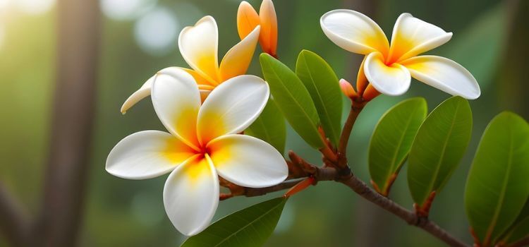 Different Colors of Plumeria