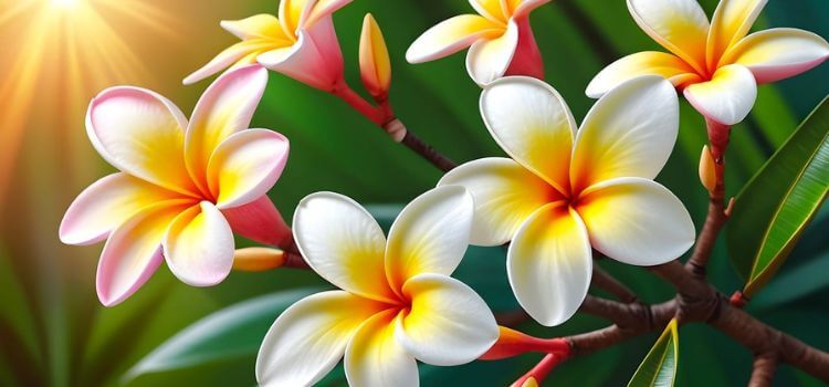 Different Colors of Plumeria