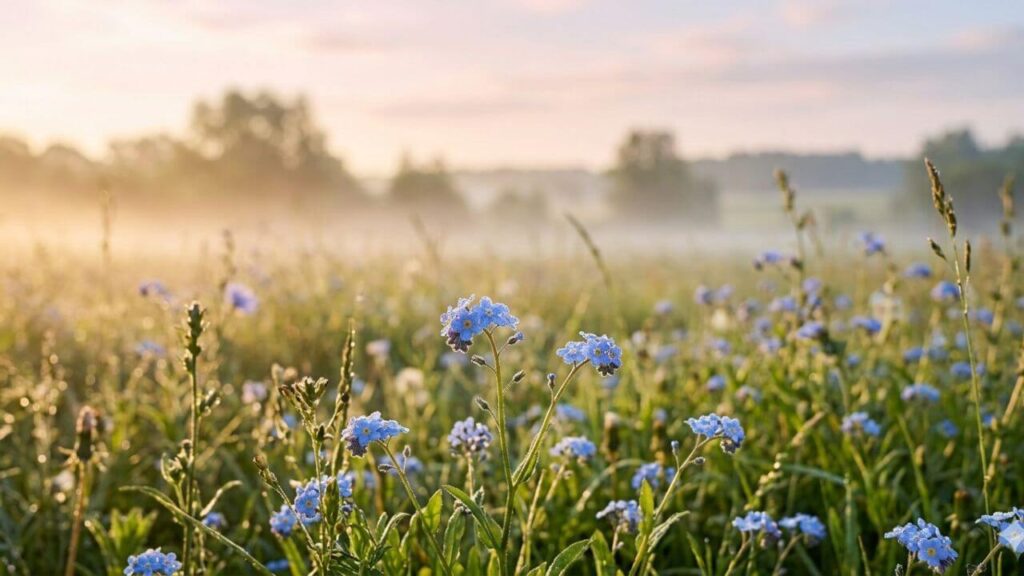 Weeds With Blue Flowers