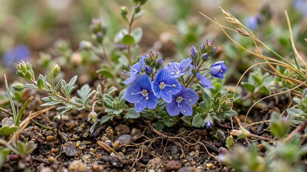 Weeds With Blue Flowers