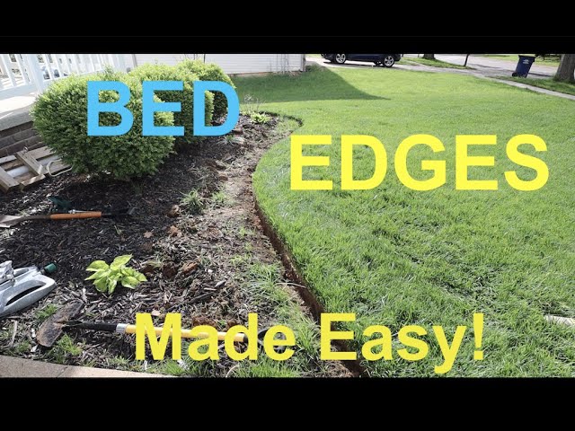 How to Edge Garden Beds Effectively With a Lawn Edger