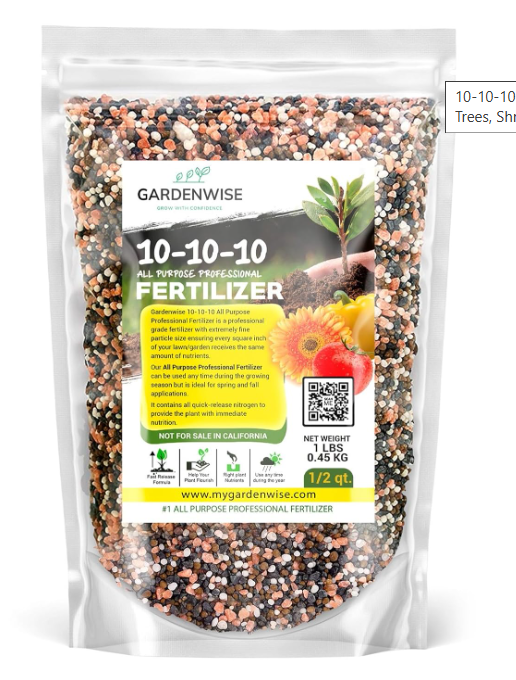 GARDENWISE 10-10-10 Plant Fertilizer