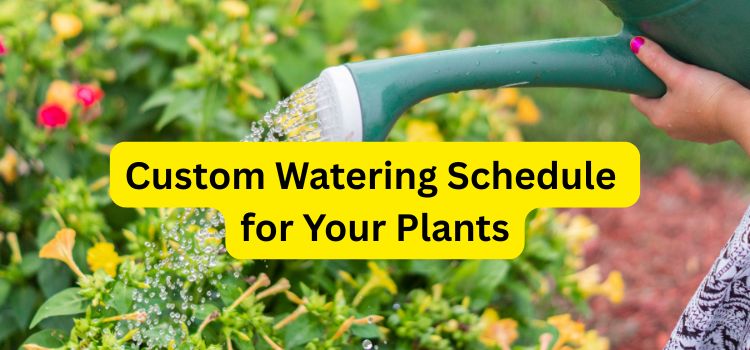 How to Create a Custom Watering Schedule for Your Plants Plant Watering Tool