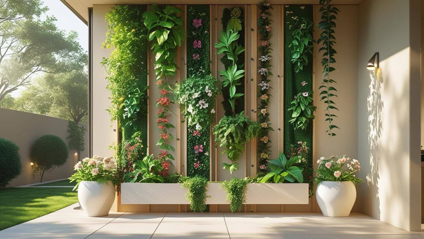 Stunning Diy Vertical Garden Wall For Small City Spaces image