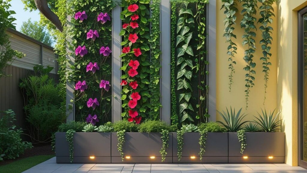 How to Create an Outdoor Vertical Garden Wall for Small Spaces