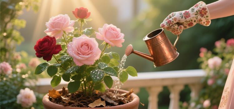 How to Care for Roses in Pots