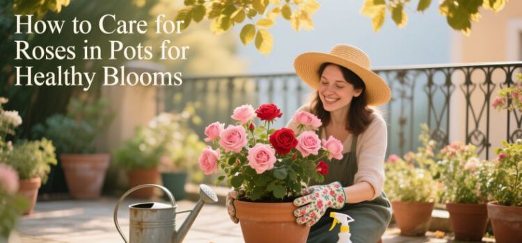 How to Care for Roses in Pots