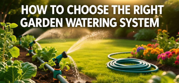 How to Choose the Right Garden Watering System