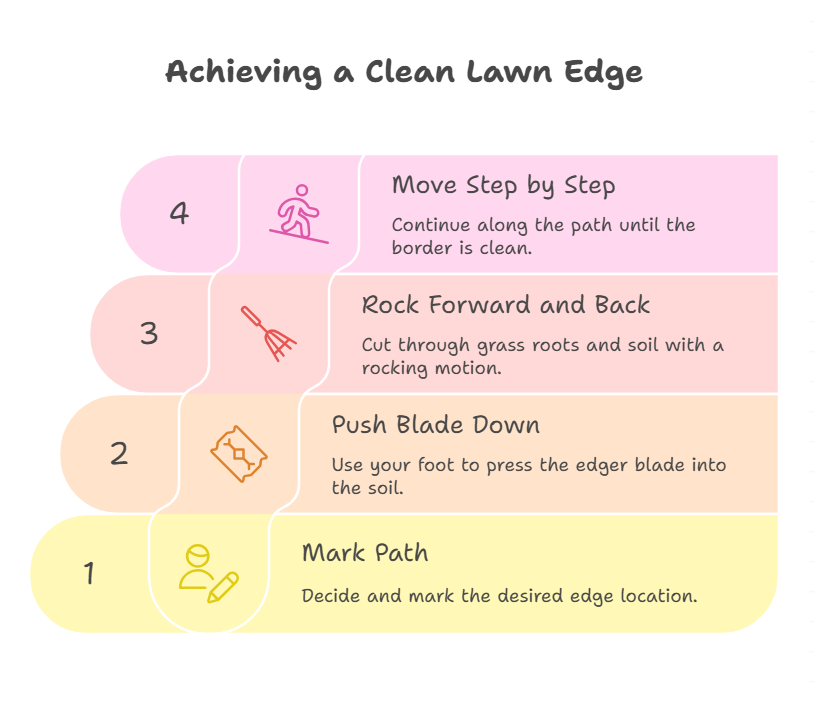 How to Use a Manual Lawn Edger