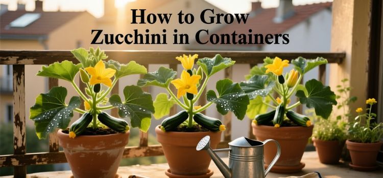 How to Grow Zucchini in Containers