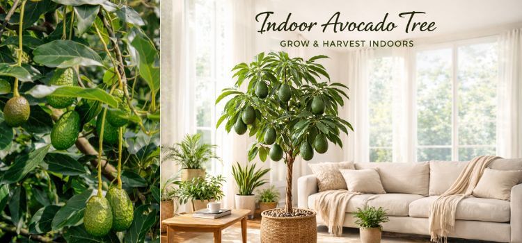 Indoor Avocado Tree With Fruit
