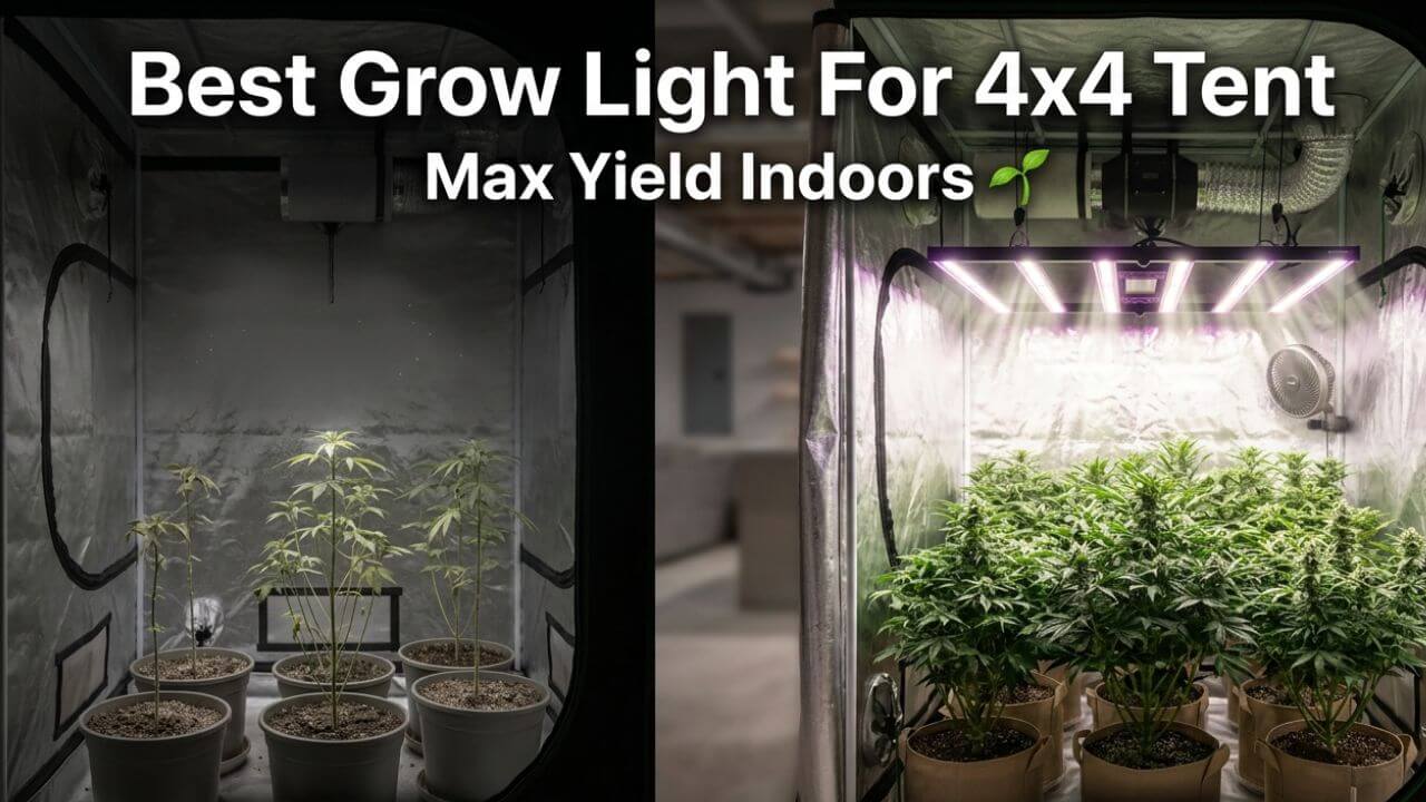 Best Grow Light For 4x4 Tent