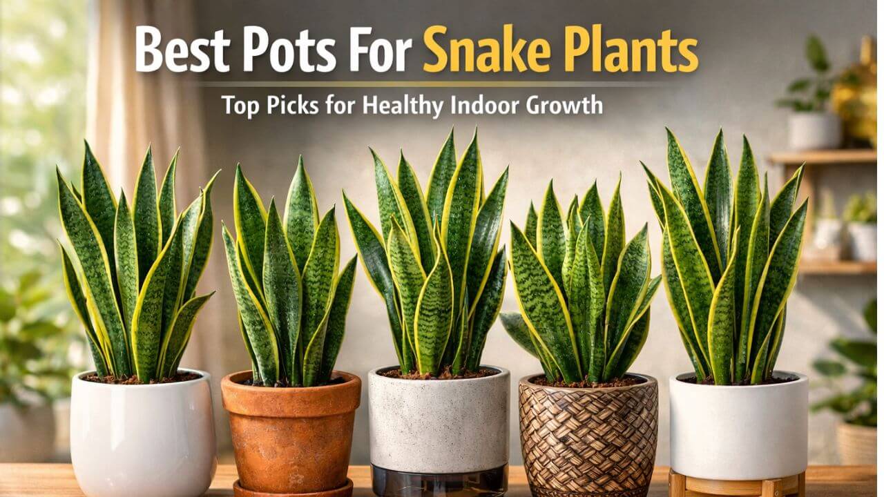 Best Pots For Snake Plants