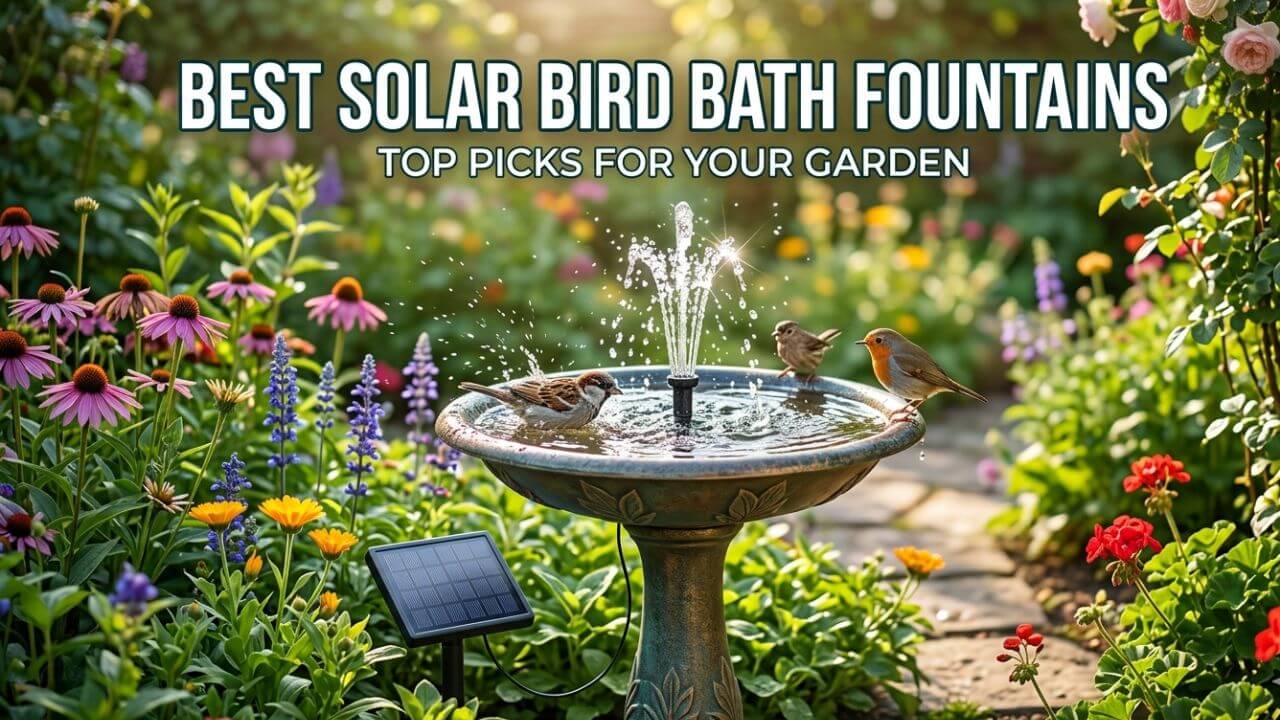 Best Solar Bird Bath Fountains