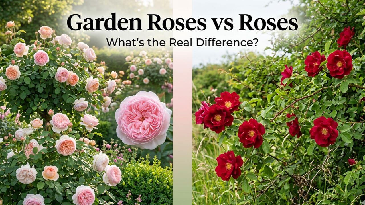 Garden Roses Vs Roses