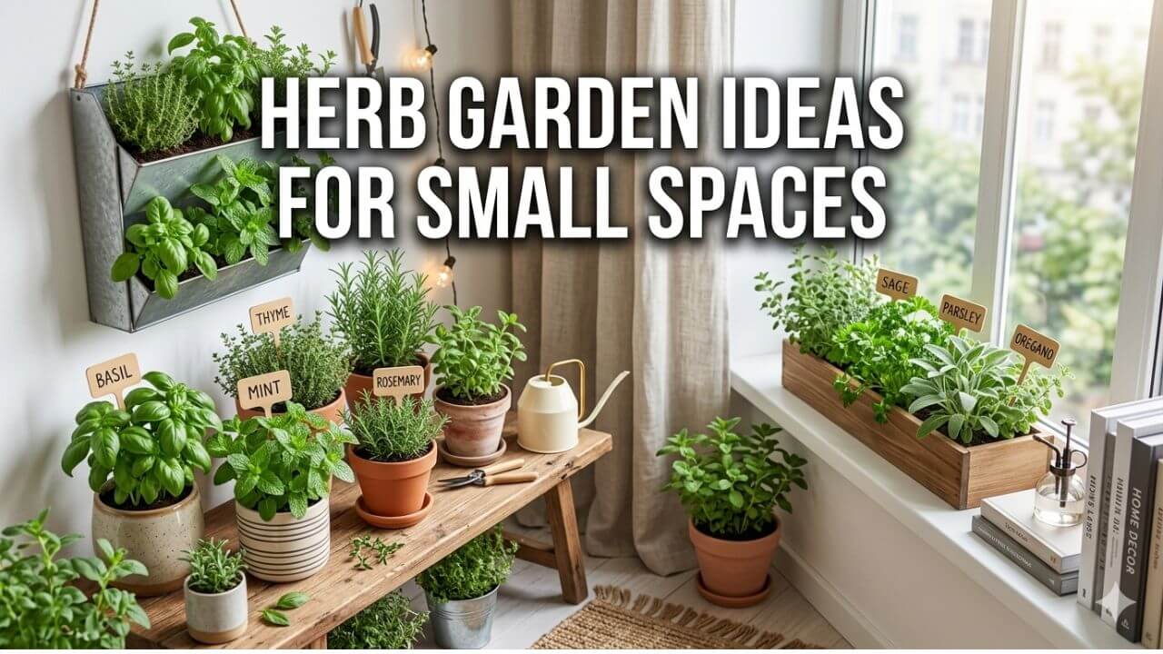 Herb Garden Ideas For Small Spaces Space-Saving Hacks