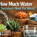 How Much Water Do Succulents Need Per Week