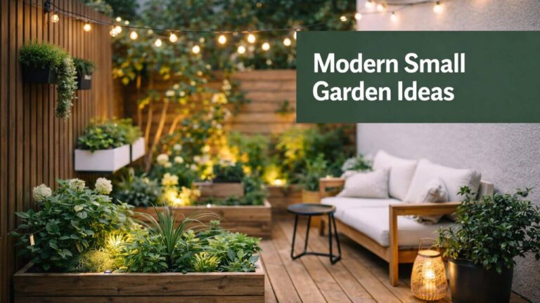 Modern Small Garden Ideas: 2026 Design Tips That Wow