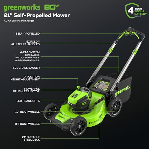 Best Self Propelled Electric Lawn Mower