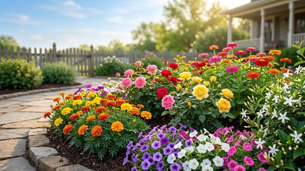 Flower Garden Ideas for Front of House