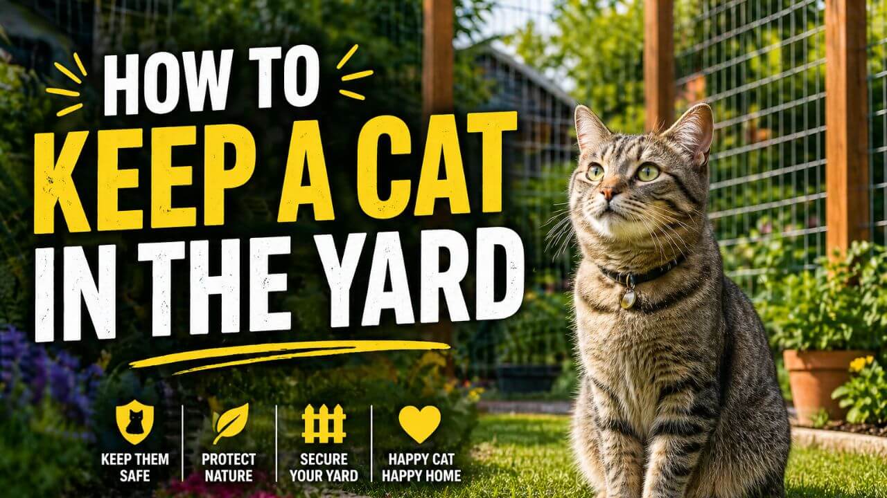 How To Keep A Cat In The Yard