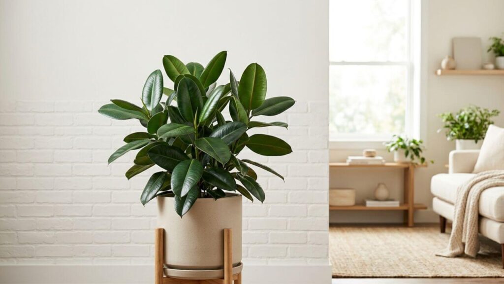 Indoor Rubber Plants for Living Room Corner