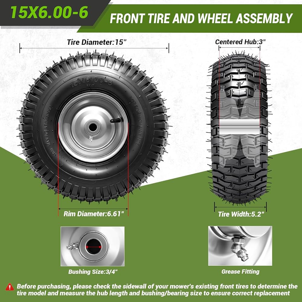 Husqvarna Lawn Mower Front Wheel Assembly