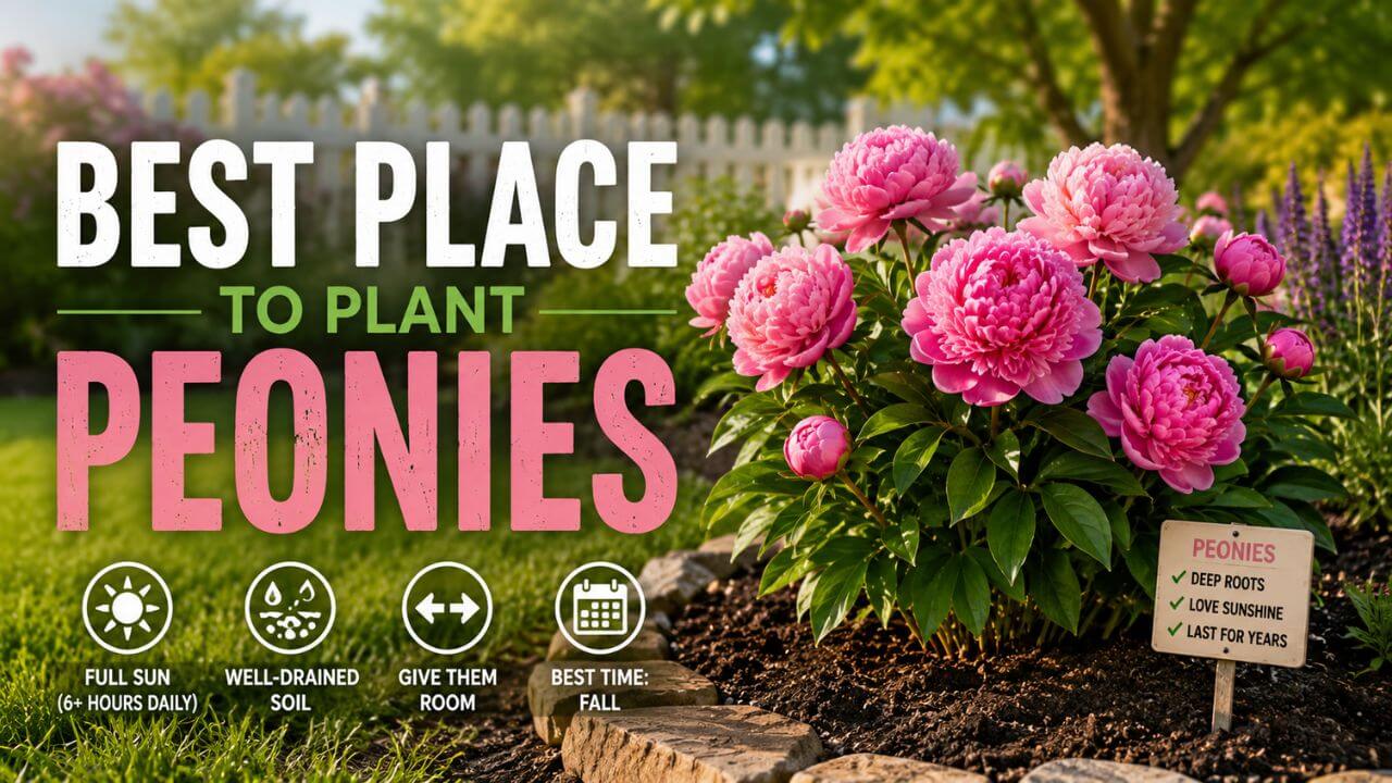 Best Place To Plant Peonies