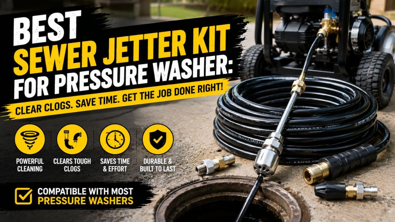 Best Sewer Jetter Kit For Pressure Washer