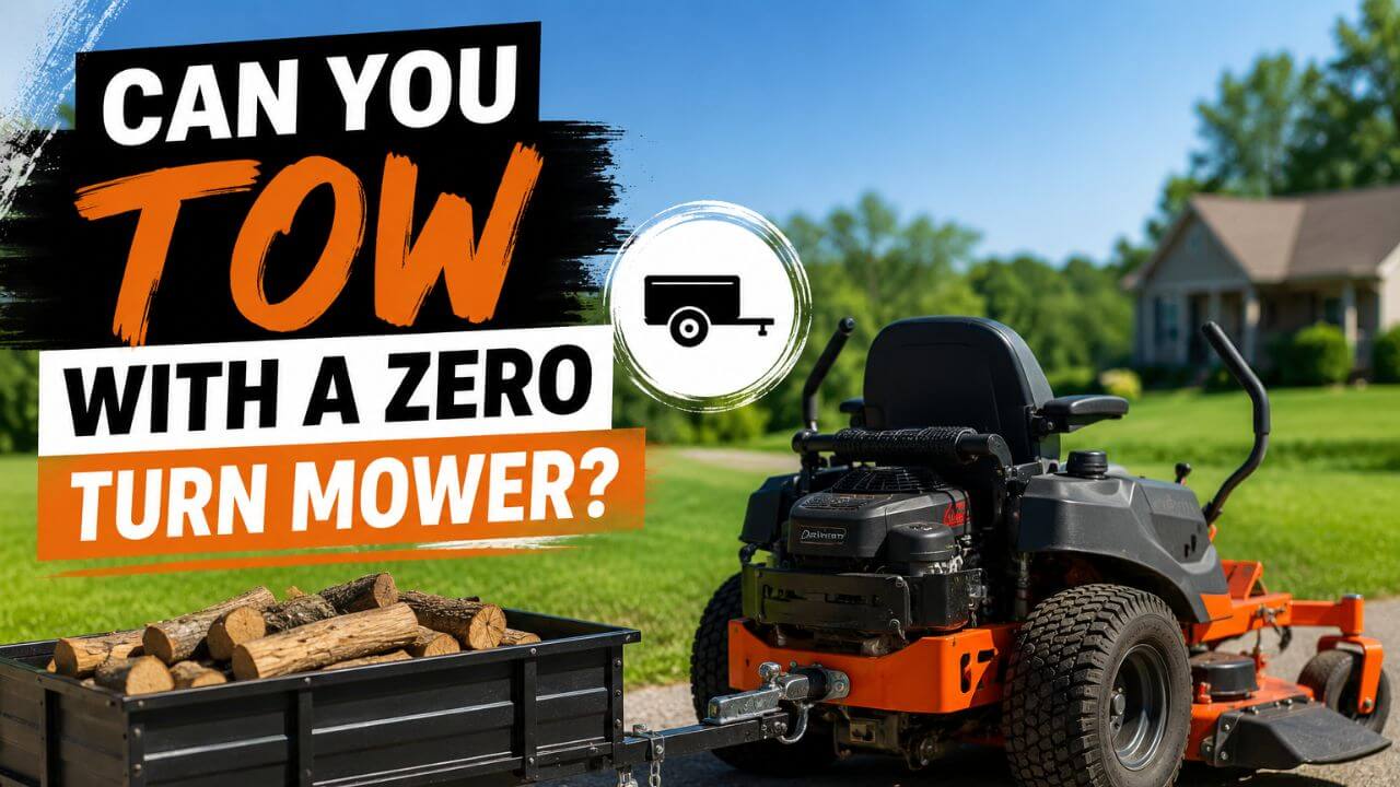 Can You Tow With A Zero Turn Mower