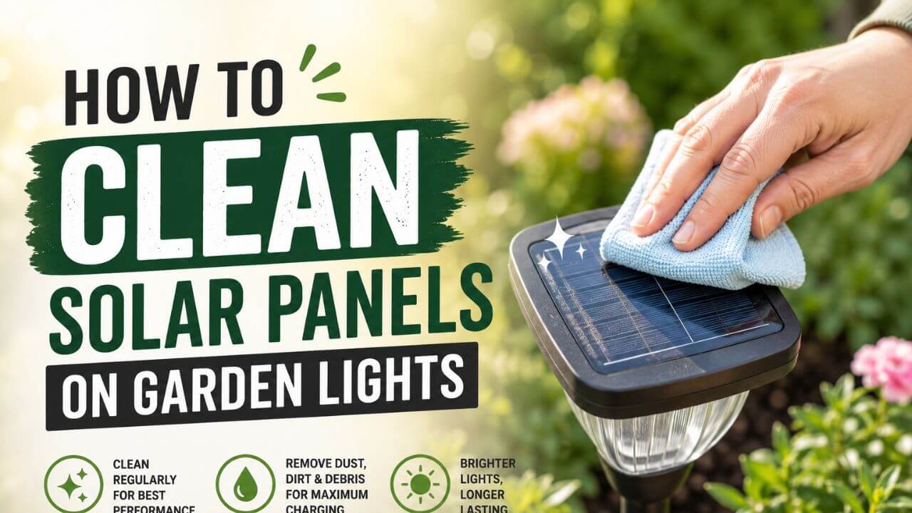 How To Clean Solar Panels On Garden Lights