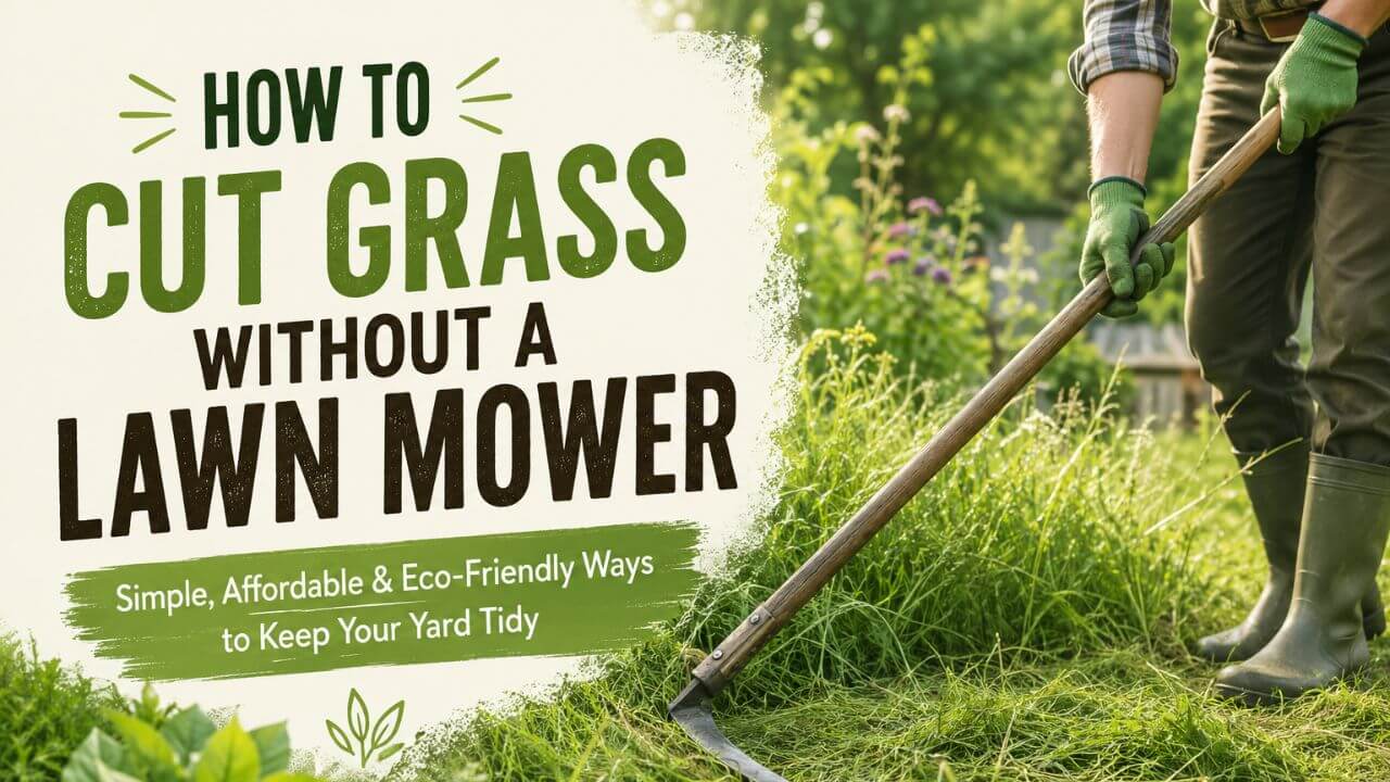 how to cut grass