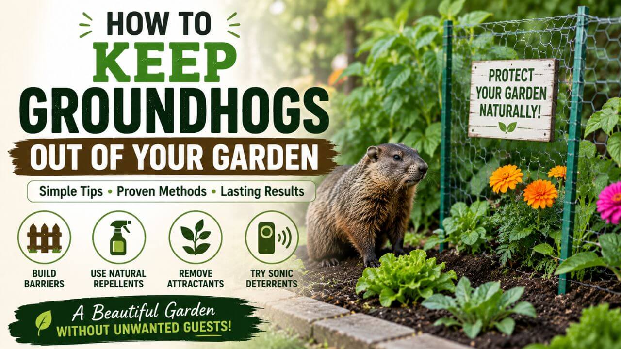 How To Keep Groundhogs Out Of Your Garden