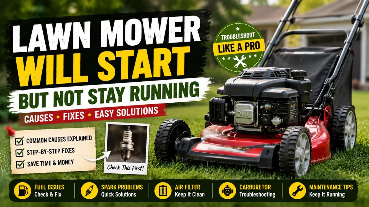 Lawn Mower Will Start But Not Stay Running