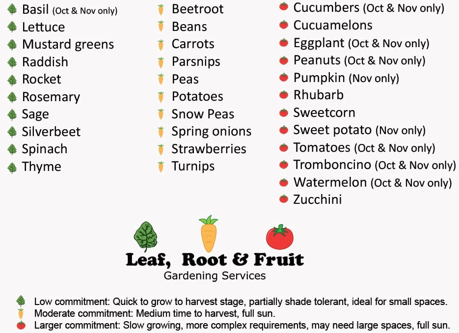 Fruits And Vegetables To Plant In Spring