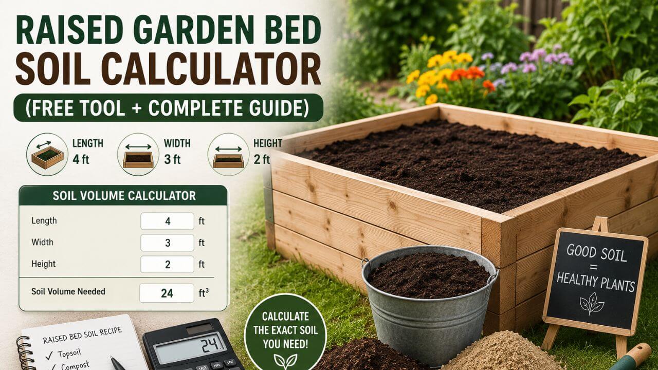 Raised Garden Bed Soil Calculator