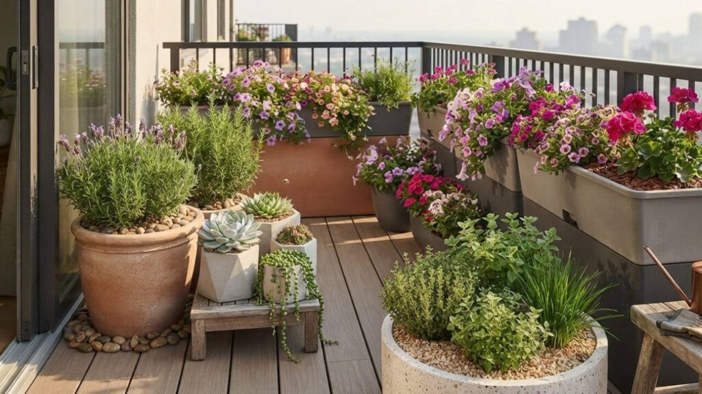 Low Maintenance Balcony Garden Ideas