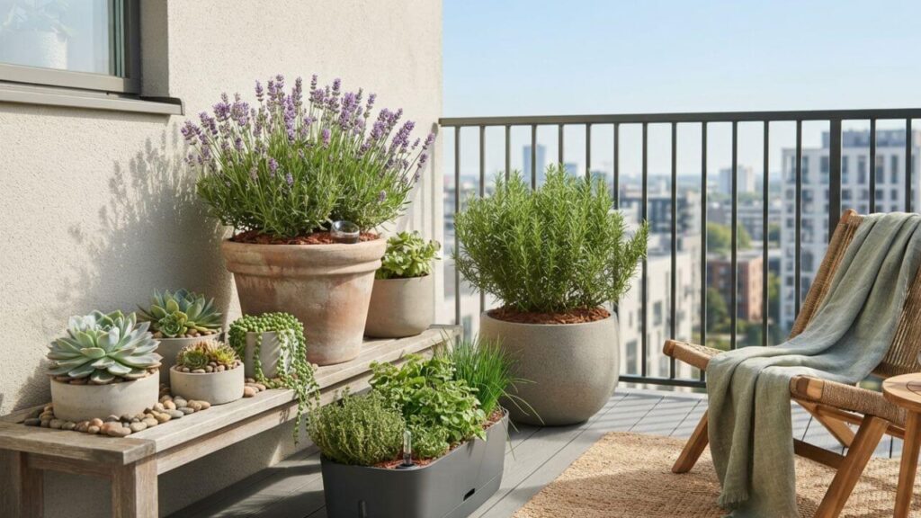 Low Maintenance Balcony Garden Ideas