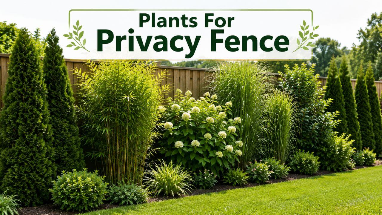 Plants For Privacy Fence