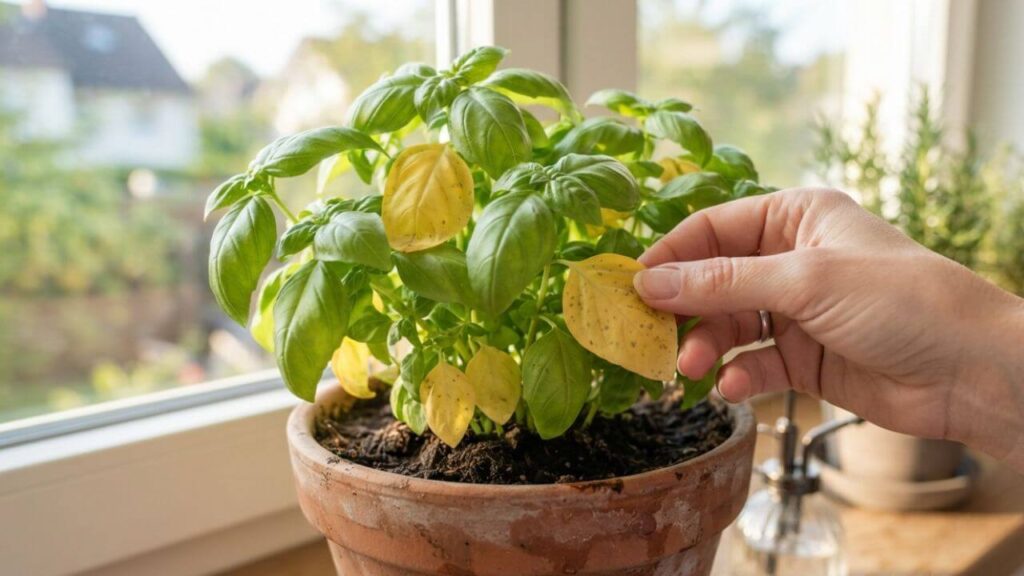 Why Is My Basil Turning Yellow