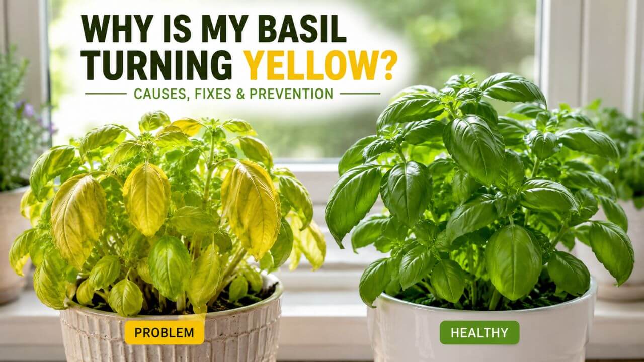 Why Is My Basil Turning Yellow
