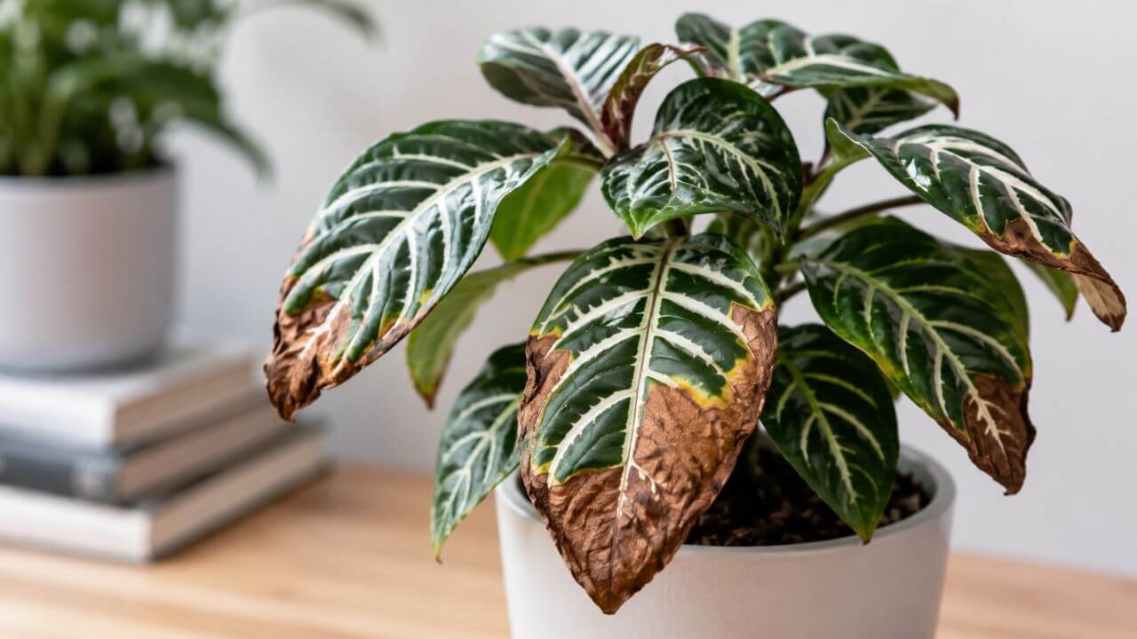 Zebra Plant Leaves Turning Brown