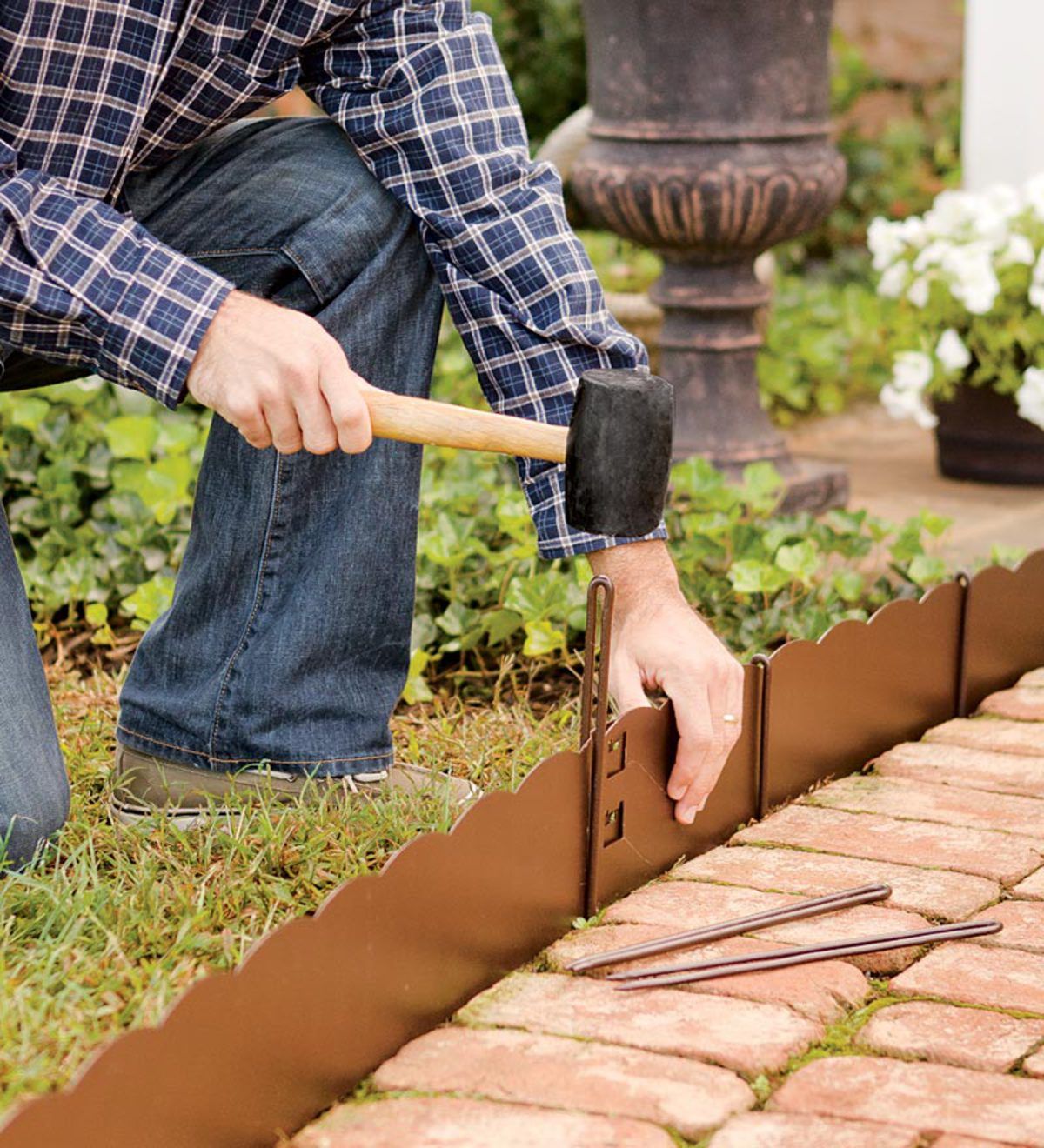 How to Install Metal Landscape Edging