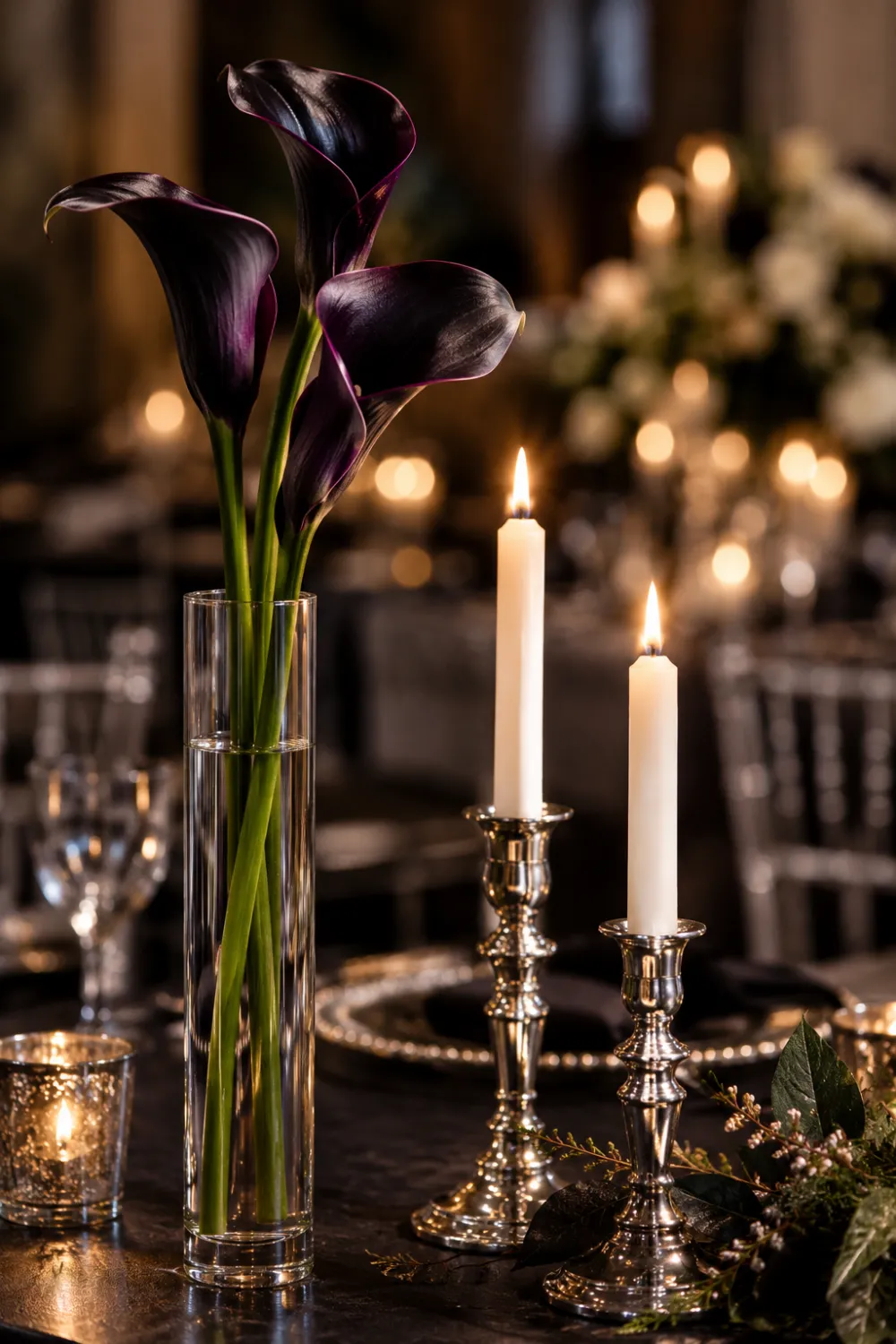 Black Calla Lily Elegance