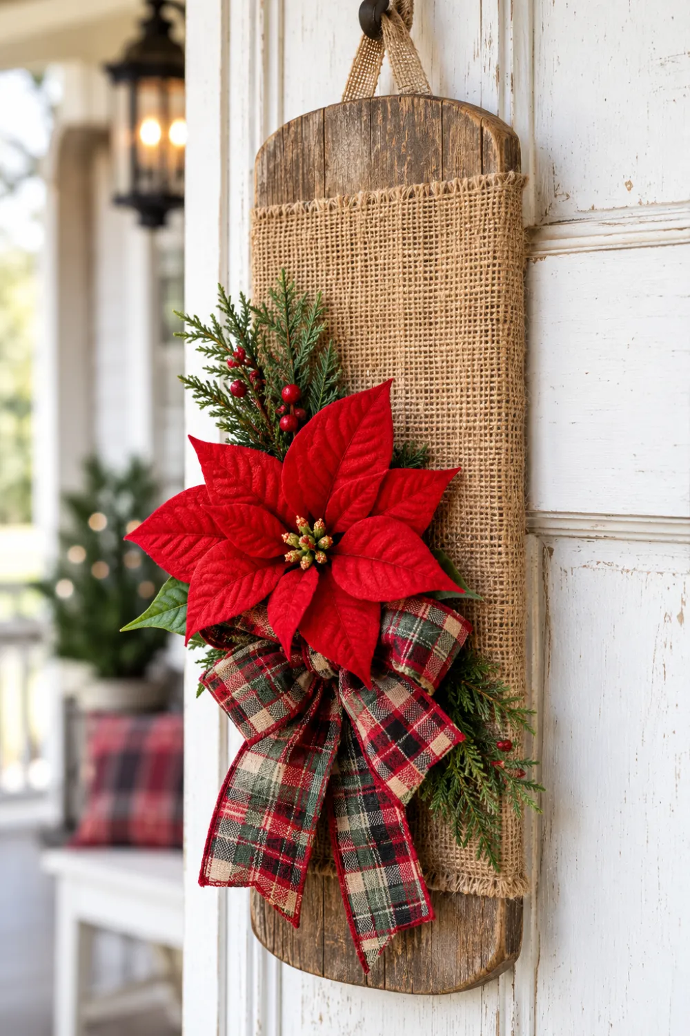 Burlap Door Hanger