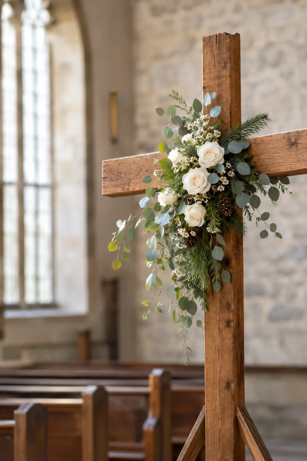 Cross Greenery Spray