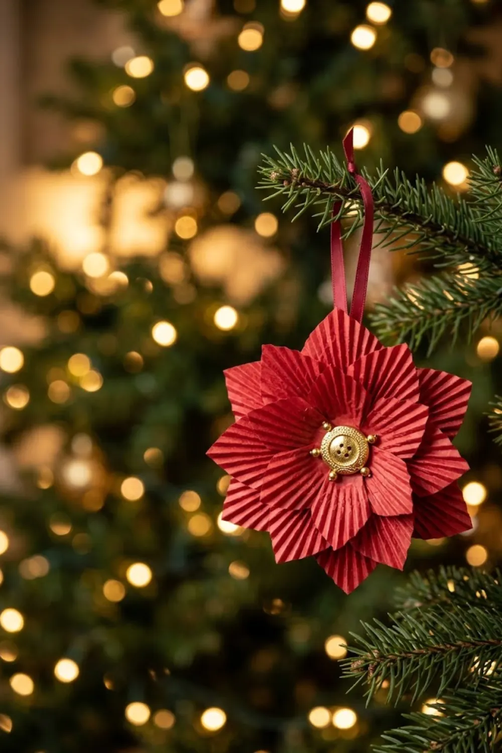 Cupcake Liner Ornaments