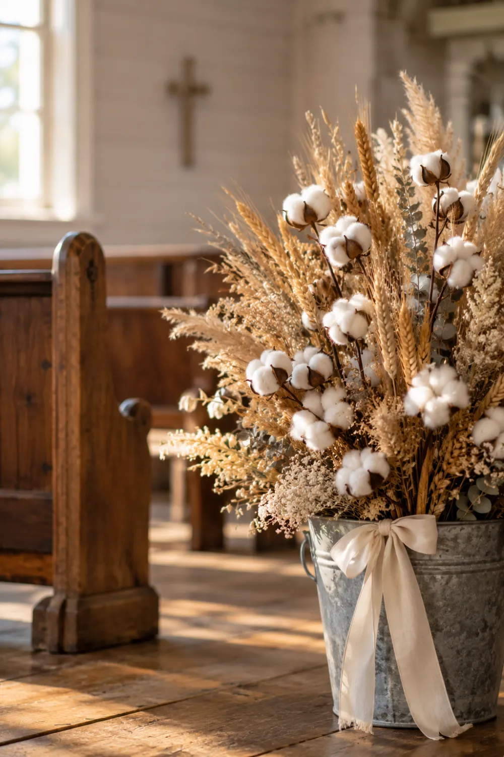Dried Cotton and Wheat