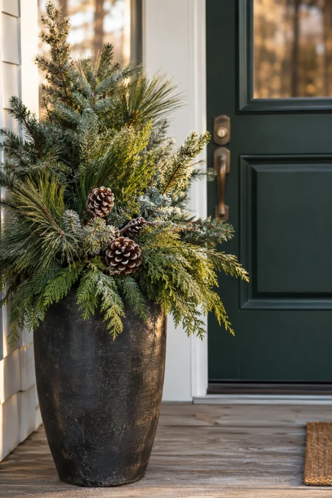 Evergreen Bough Pot